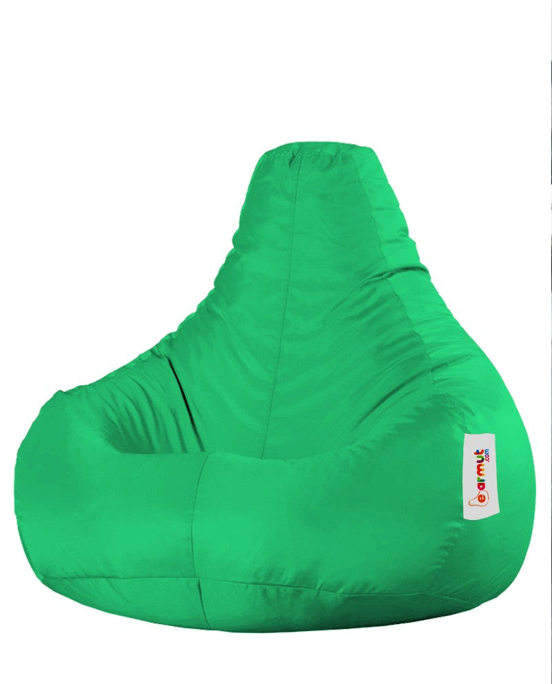 NORDVÄRK Drop L udendørs sækkestol grøn polyester