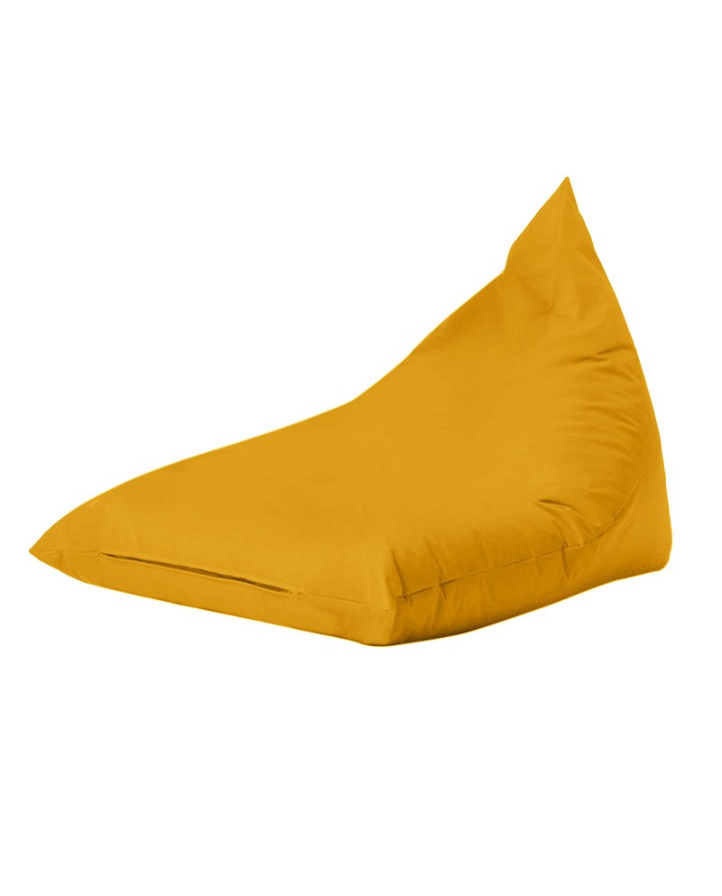 NORDVÄRK Pyramid udendørs sækkestol Large gul polyester