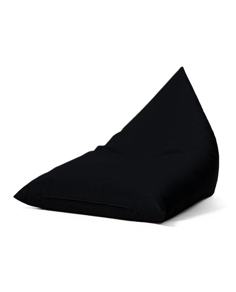 Produktbillede af NORDVÄRK Pyramid udendørs sækkestol Large sort polyester i premium kvalitet