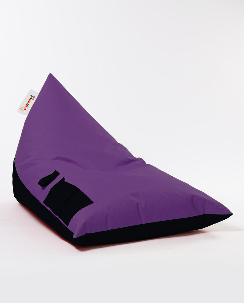 NORDVÄRK Pyramid udendørs sækkestol Large lilla polyester