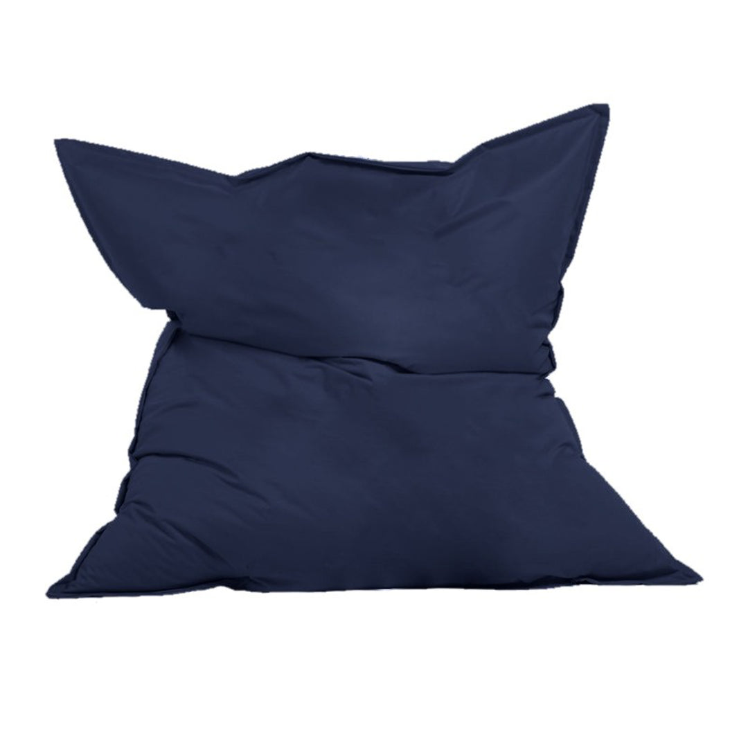 NORDVÄRK Giant udendørs pude sækkestol mørkeblå polyester 140x180