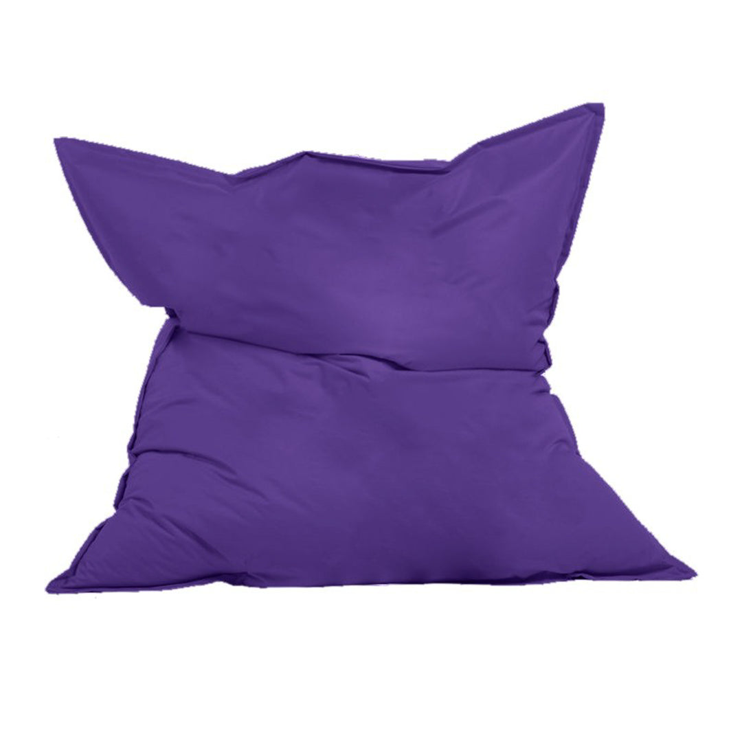 NORDVÄRK Kæmpe udendørs sækkestol rektangulær lilla polyester 140x180