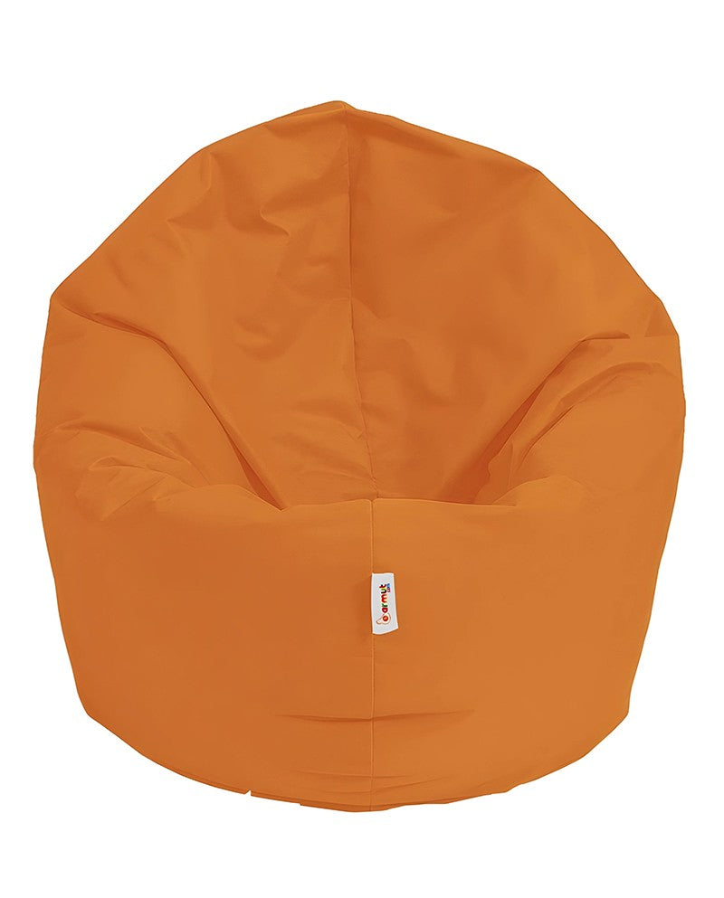 NORDVÄRK udendørs sækkestol rund orange polyester Ø100