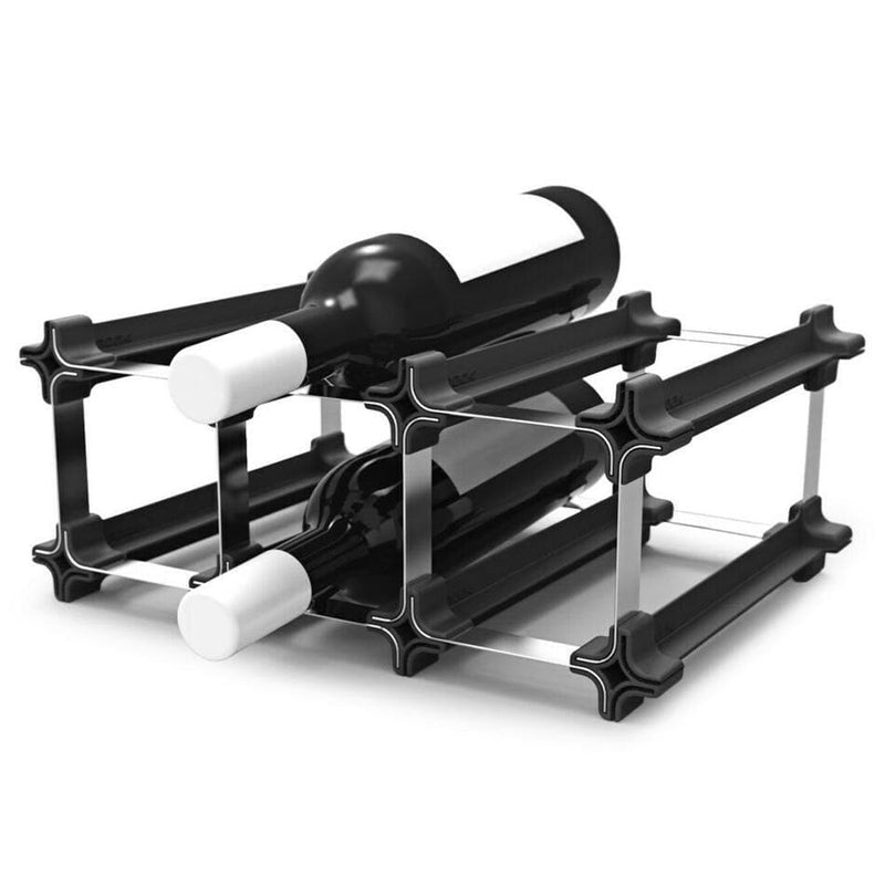Vinreol Nook Vin Rack- 3 Fl. ✔ Kæmpe udvalg i  BARLIFE ✔ Billig fragt og hurtig levering 2 - 5 hverdage - Varenummer: BAR-12384 / Ean: &