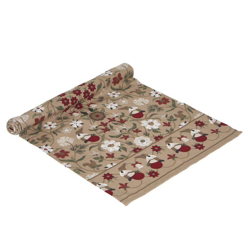 Produktbillede af Fondaco Julefred løber 40x140cm rød i premium kvalitet