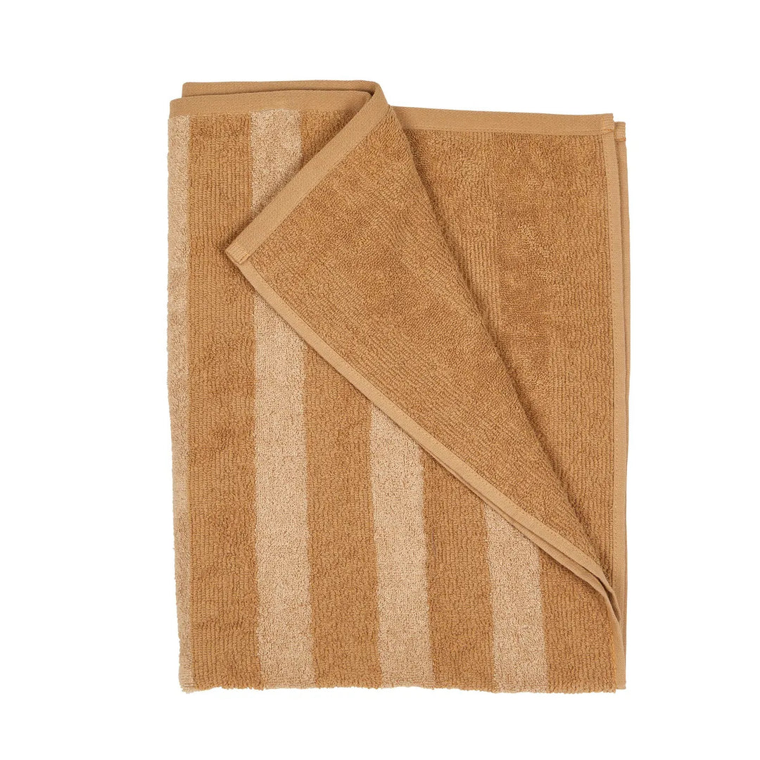 Produktbillede af Fondaco Håndklæde Stripe 50X70 Havre i premium kvalitet