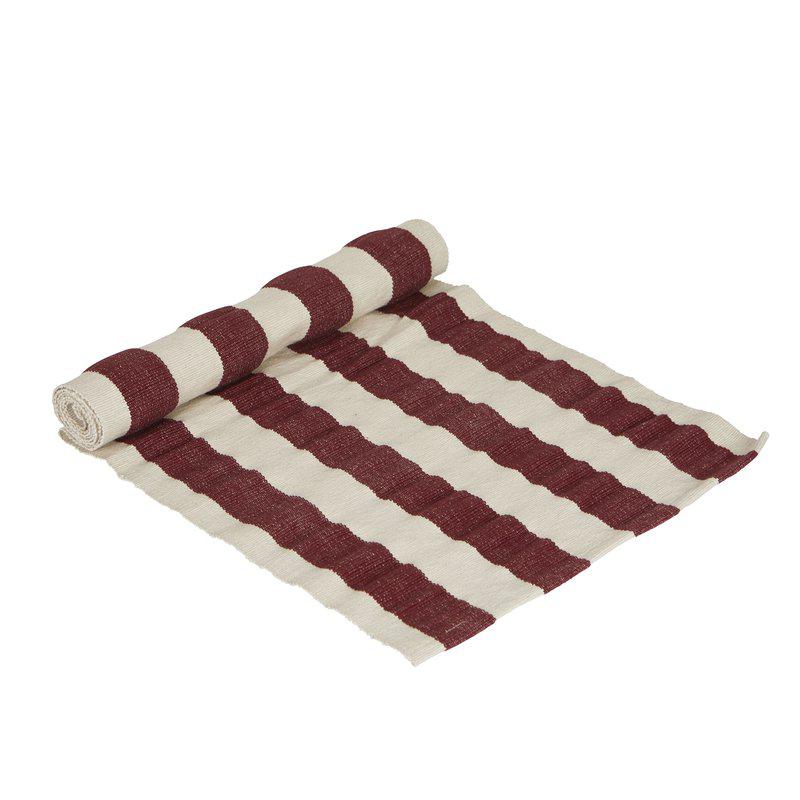 Produktbillede af Fondaco Stig løber 35x120cm rød i premium kvalitet