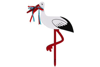 Magni - Fødselsstork "Stor" i træ med Rød/blå bånd 80 cm ❤ Stort online udvalg i Magni ❤ Billig fragt og hurtig levering 2 - 5 hverdage ❤ Varenummer: BGH-42307551822076 / Ean: '5707594250549 på lager - Udsalg på Alle produkter Spar op til 55% - Over 785 kendte brands på udsalg