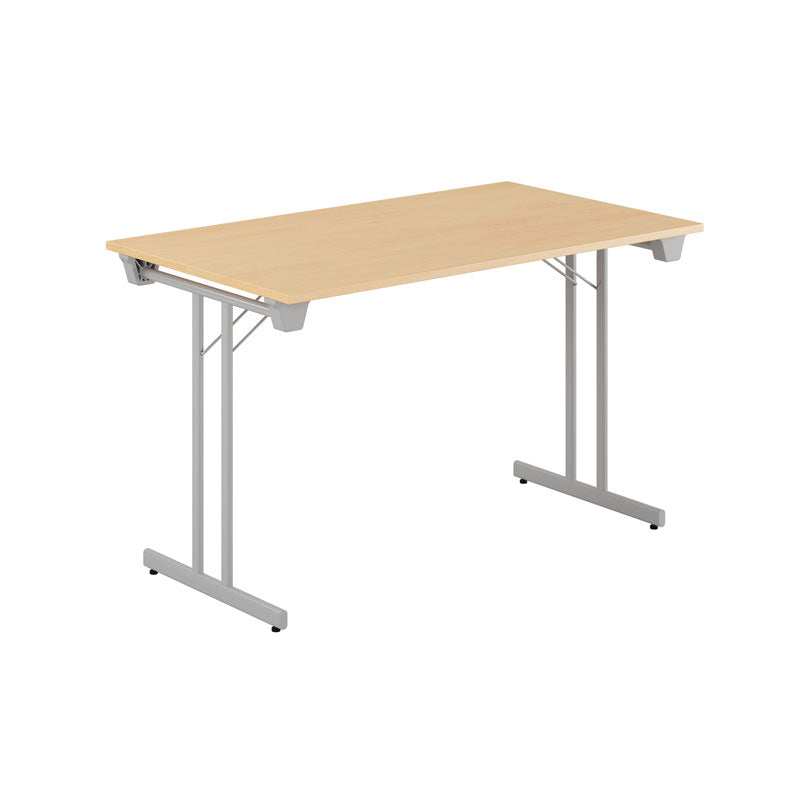 Produktbillede af Dinner Style 120x70cm Sammenklappeligt bord Bøg-grå på tilbud