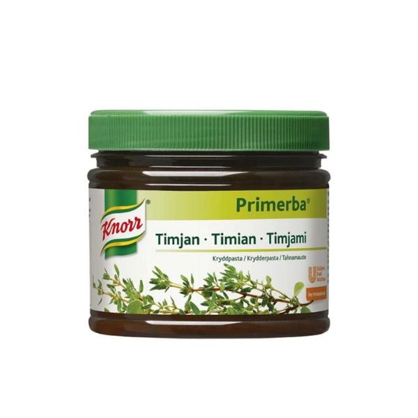 Produktbillede af Krydderpasta Med Timian Gl 340 G på tilbud – premium kvalitet og detaljer