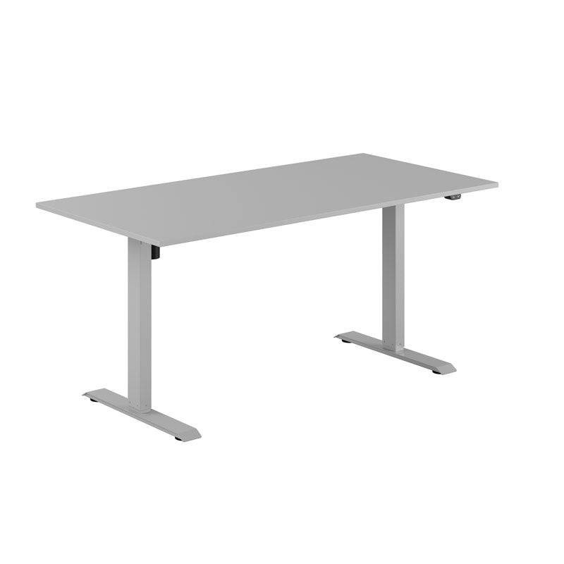 Produktbillede af EASY Hæve/Sænkebord m/1 motor 160x80cm Grå-grå på tilbud