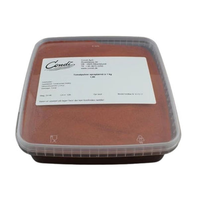 Tomatpulver Spraytørret Condi 1kg ✔ Kæmpe udvalg i Condi ✔ Billig fragt og hurtig levering 2 - 5 hverdage - Varenummer: BAR-671277 / Ean: '05712782193225 på lager - Udsalg på Delikatesser - Salte Spar op til 54% - Over 785 kendte brands på udsalg