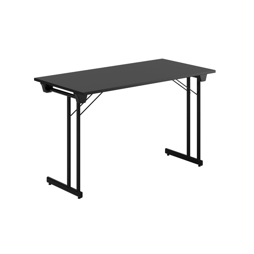 Produktbillede af Kongress Style 120x60cm Sammenklappeligt bord Sort sort på tilbud