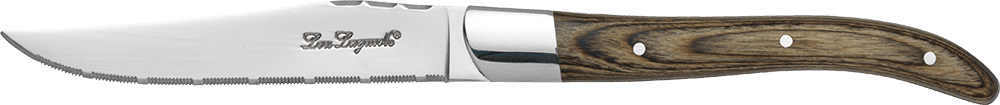 Steakkniv, Lyst Brunt Træskaft, 22,7cm ❤ Stort online udvalg i Havemøbelland ❤ Billig fragt og hurtig levering 2 - 5 hverdage ❤ Varenummer: BAR-9570 / Ean: '5714422017359 på lager - Udsalg på Hjem og have | Køkken og spisestue | Service og bestik Spar op til 66% - Over 412 kendte brands på udsalg