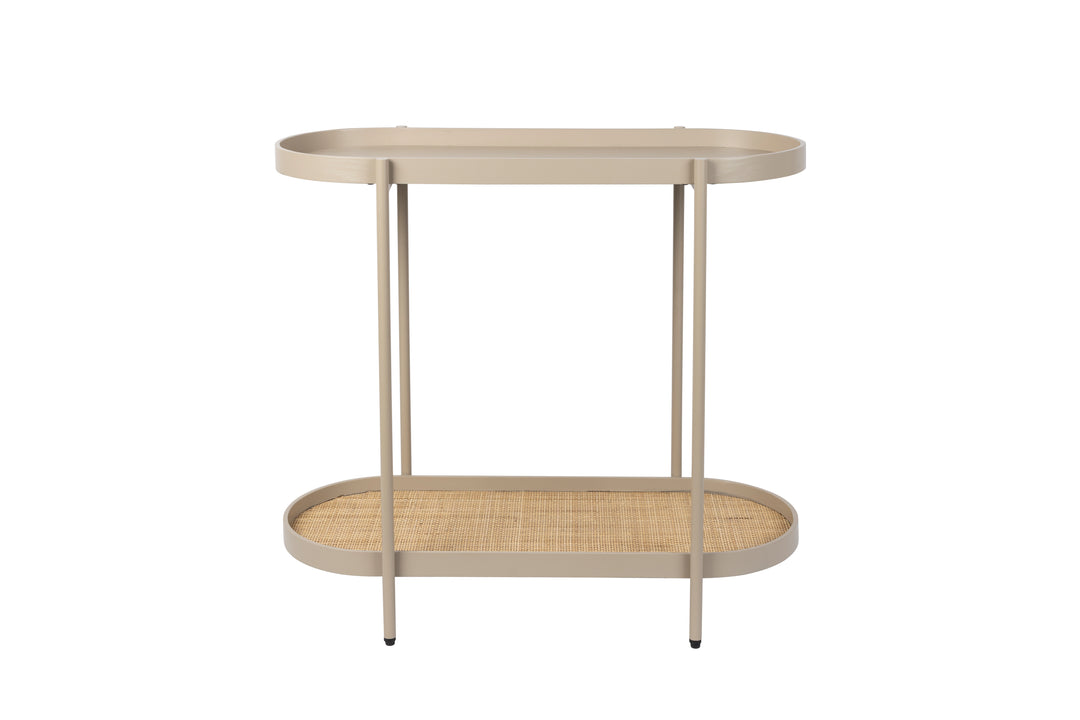 WHITE LABEL LIVING Amaya konsolbord m. 1 hylde beige MDF/metal 85x39