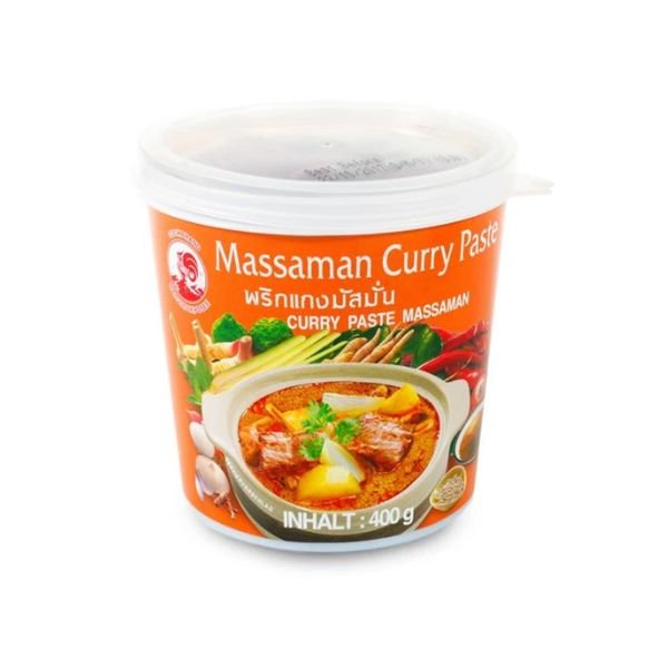 Curry Paste Massaman Pk 400 G ❤ Kæmpe udvalg i Cock ❤ Billig fragt og hurtig levering 2 - 5 hverdage - Varenummer: BAR-676015 / Ean: på lager - Udsalg på Delikatesser Kolonial Spreads & Pateer Spar op til 52% - Over 785 kendte brands på udsalg