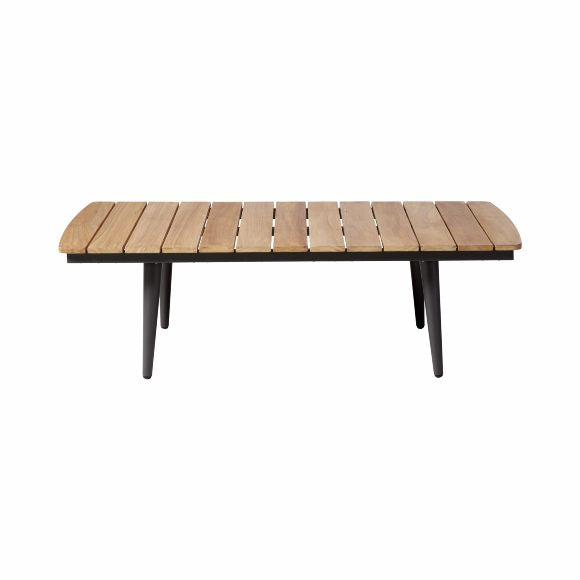 Produktbillede af CINAS ORIGINAL RIO LOUNGEBORD TEAK/ANTRACITGRÅ STEL 120 i premium kvalitet