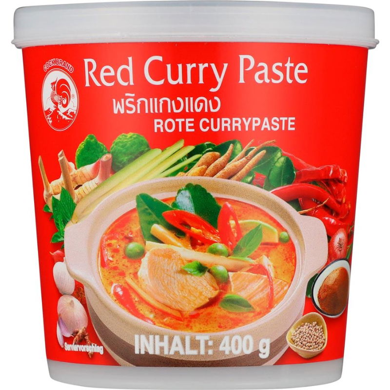 Produktbillede af Rød Karrypasta 400 G på tilbud i brug