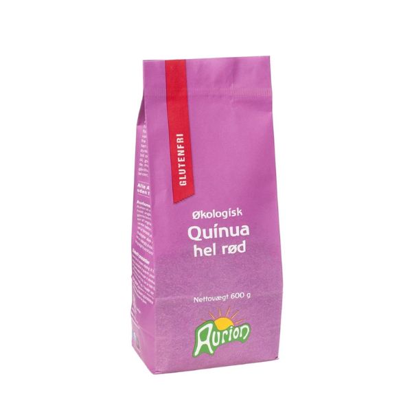 Produktbillede af Quinoa Hel Rød Øko Aurion 600g på tilbud i premium kvalitet