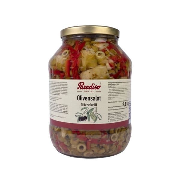 Olivensalat Spansk Gl 2,3 Kg ❤ Kæmpe udvalg i PARADISO ❤ Billig fragt og hurtig levering 2 - 5 hverdage - Varenummer: BAR-675981 / Ean: '5707007267379 på lager - Udsalg på Delikatesser Tapas Oliven Spar op til 64% - Over 434 design brands på udsalg
