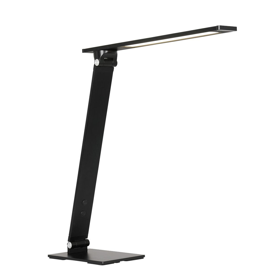 Produktbillede af Fonda bordlampe i aluminium og glas to farver Metal sort på tilbud i høj kvalitet