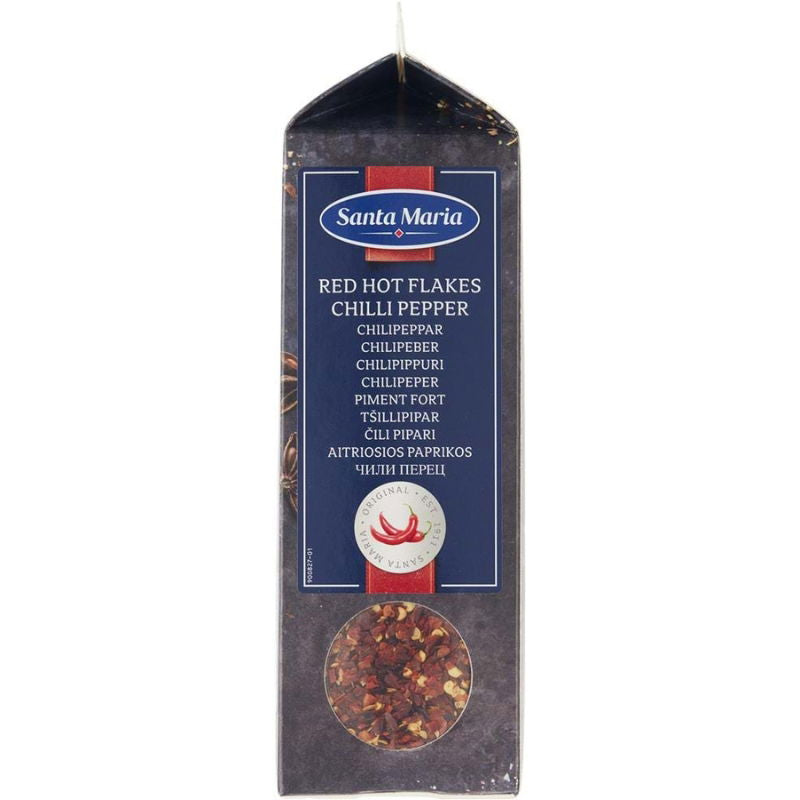 Produktbillede af Santa Maria Red Hot Flakes Chilipeber 295 G på tilbud i premium kvalitet