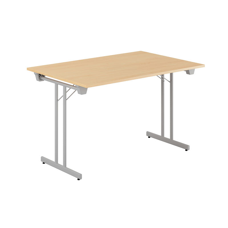 Produktbillede af Dinner Style 120x80cm Sammenklappeligt bord Bøg-grå på tilbud