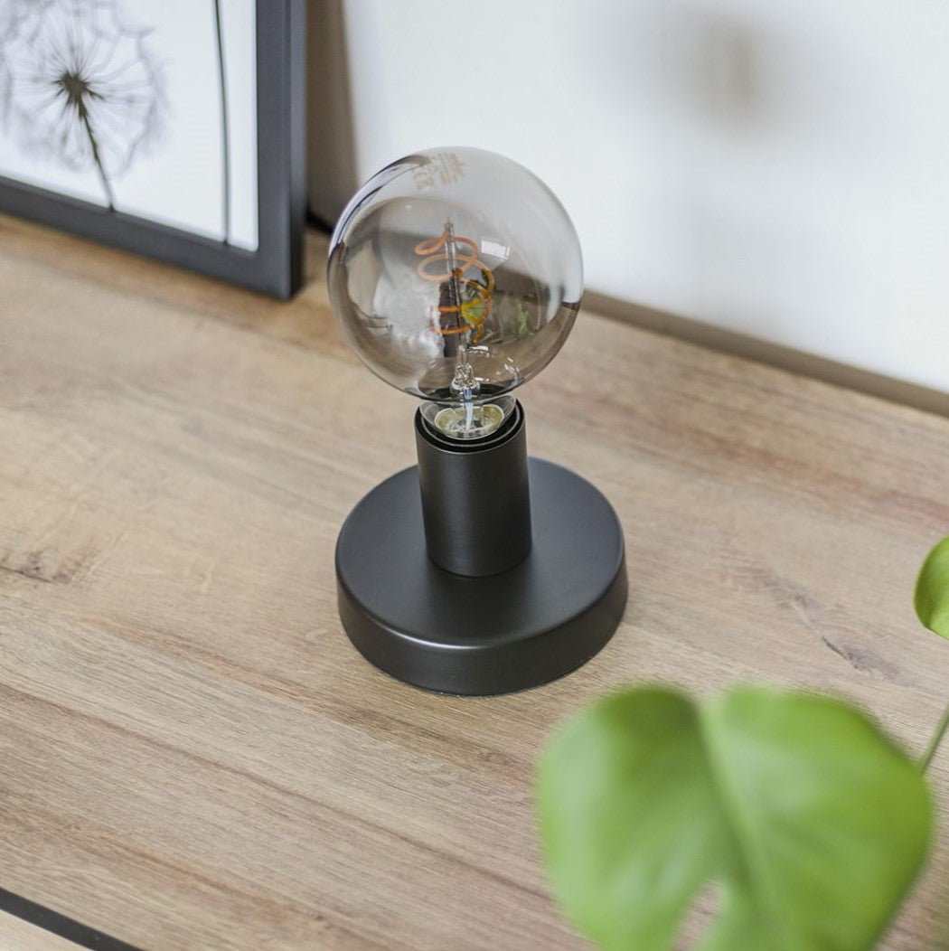 Produktbillede af Canon Bordlampe i sort metal på tilbud i høj kvalitet
