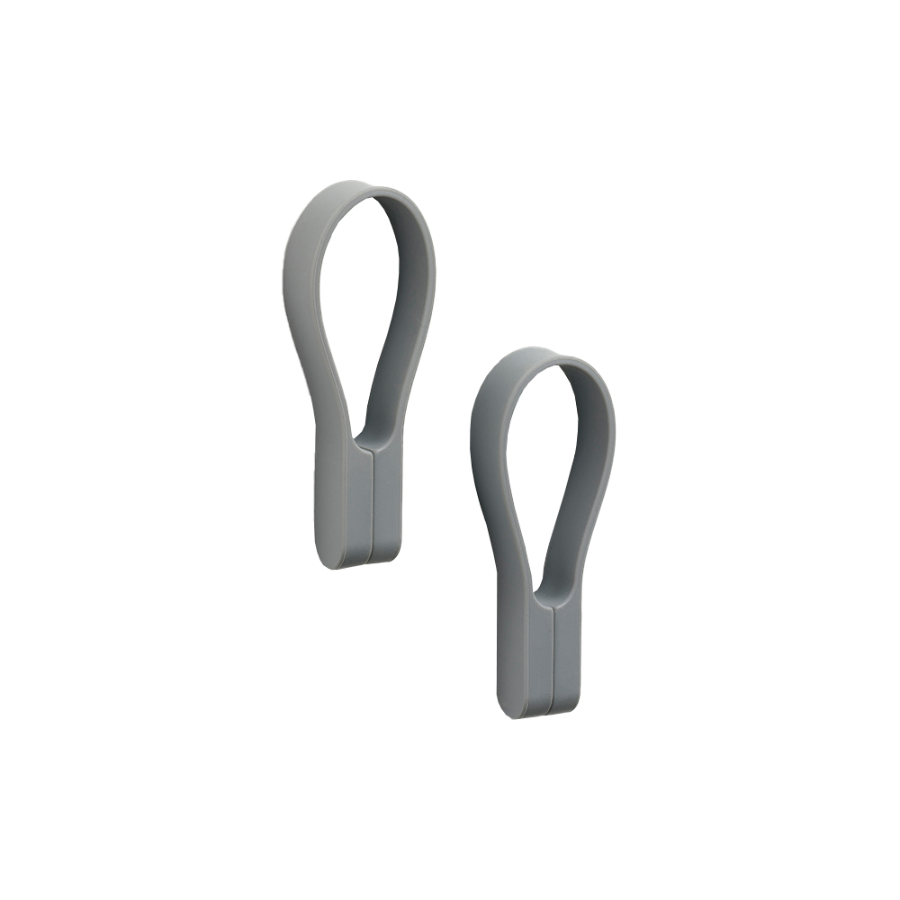 Produktbillede af LOOP Magnet håndklædestrop 2-pak Grå på tilbud i høj kvalitet