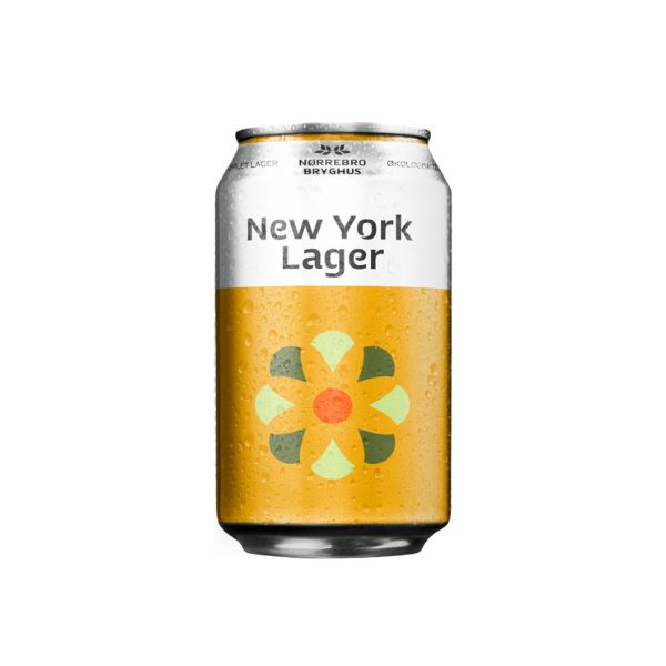 Produktbillede af Nørrebro Bryghus New York Lager Øko 33 Cl. på tilbud – premium kvalitet og detaljer