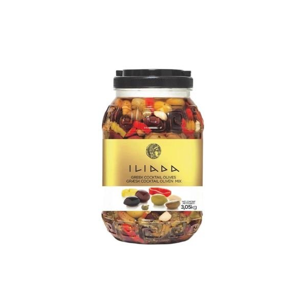 Cocktail Olivenmix Uden Sten Bt (3.05 Kg) ❤ Stort online udvalg i Iliada ❤ Billig fragt og hurtig levering 2 - 5 hverdage - Varenummer: BAR-725091 / Ean: &