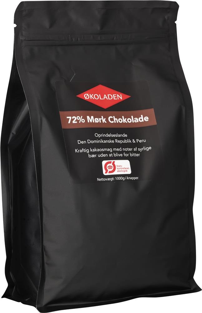 Mørk Chokolade Overtræk 72% Øko Ps (1 Kg) ❤ Stort online udvalg i Økoladen ❤ Billig fragt og hurtig levering 2 - 5 hverdage - Varenummer: BAR-725225 / Ean: '5707224050129 på lager - Udsalg på Delikatesser | Sødt | Chokolade Spar op til 62% - Over 434 design brands på udsalg