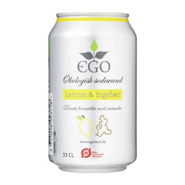 Produktbillede af Ego Citron / Ingefær Sodavand Øko Ego på tilbud i brug