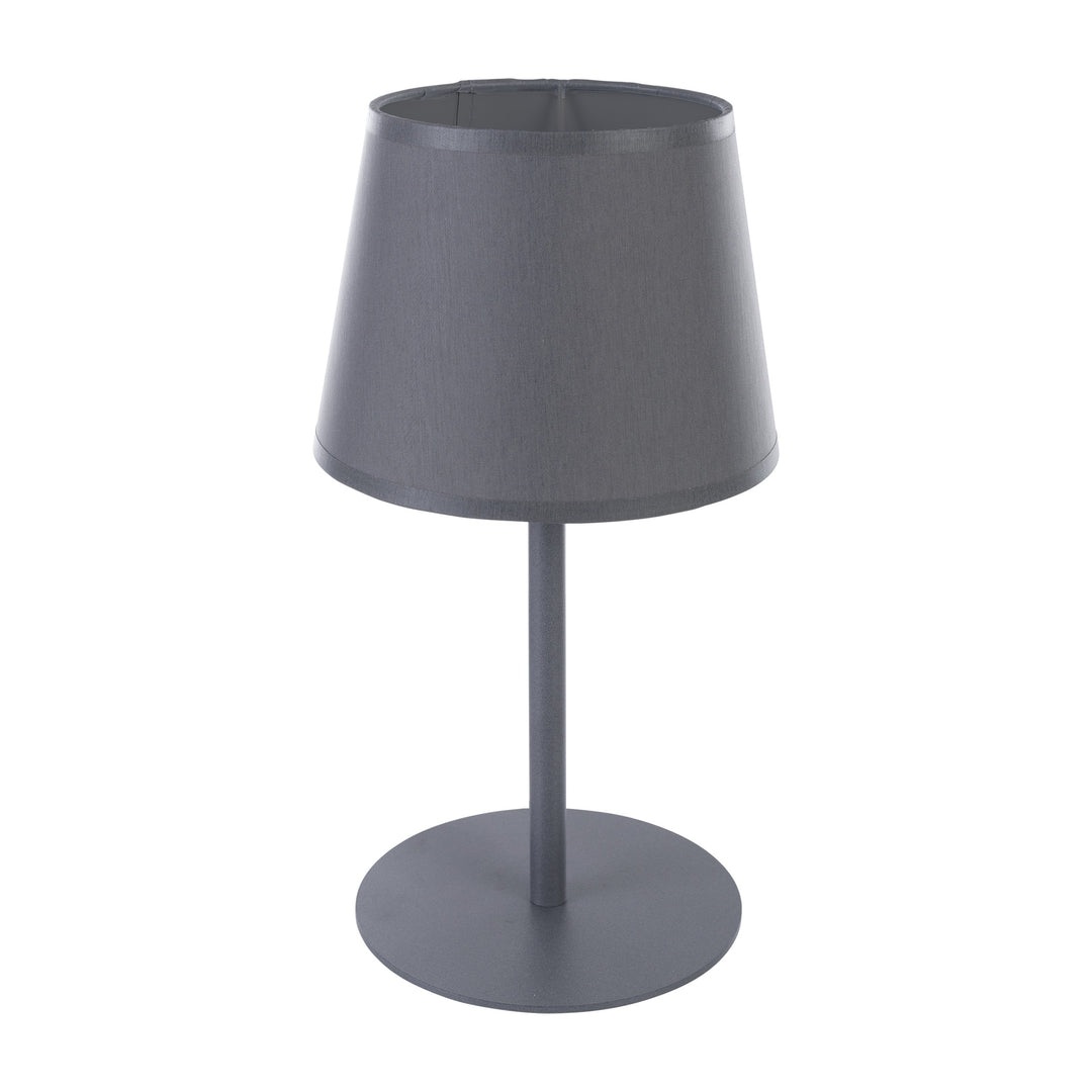 Produktbillede af TK Maja bordlampe grå stof og grå metal i premium kvalitet