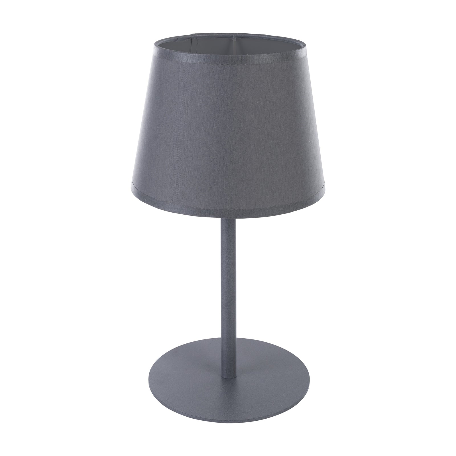 Produktbillede af TK Maja bordlampe grå stof og grå metal i premium kvalitet