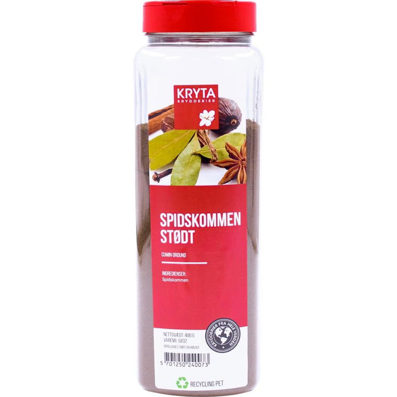 Produktbillede af Stødt Spidskommen 400 g på tilbud i premium kvalitet
