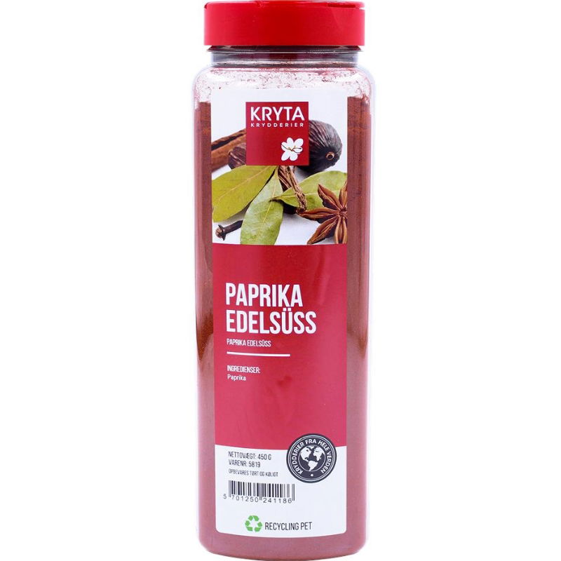 Produktbillede af Paprika Sød 450 g på tilbud i premium kvalitet