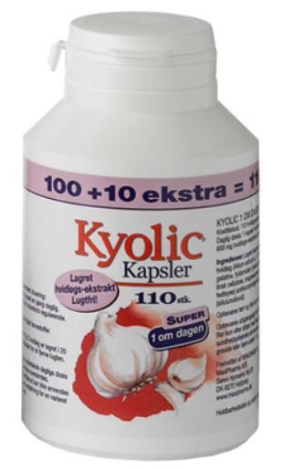 Produktbillede af Kyolic kapsler 110 kaps. på tilbud
