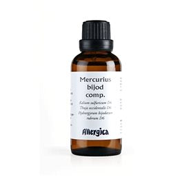 Detaljeret produktbillede af Allergica Mercurius bijod. comp 50ml. på tilbud