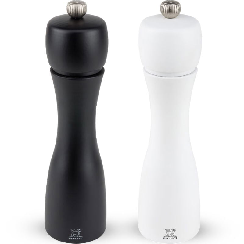 Produktbillede af Peugeot Tahiti Sæt Pm Sort + Sm Hvid Træ Sort/hvid Mat 20 Cm på tilbud – premium kvalitet og detaljer