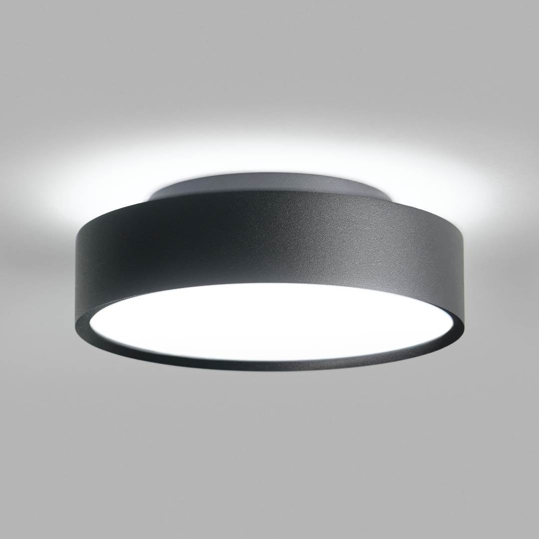 Produktbillede af Shadow 2 LED Væg- og Loftslampe Sort LIGHT-POINT i premium kvalitet