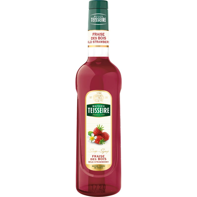 Produktbillede af Mathieu Teisseire Syrup Wild Strawberry Fl 70 på tilbud i premium kvalitet