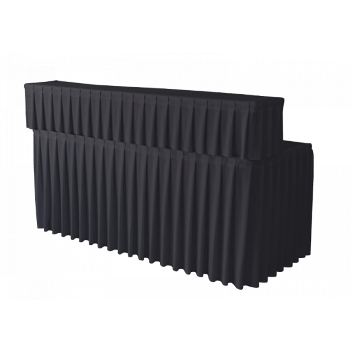 Produktbillede af Zown Paramount plisse buffetcover sort på tilbud