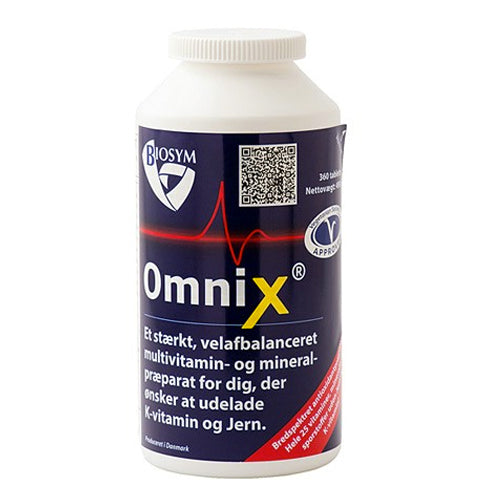 Se BioSym OmniX u. jern og k-vitamin 360 tabl. DATOVARE 03/2024 ❤ Stort online udvalg i KopK ❤ Hurtig levering: 1 - 2 Hverdage samt billig fragt - Varenummer: HG-DDDDDDDDDD og barcode / Ean: '5705380167842 på lager - Udsalg på Sundhed Spar op til 64% - Over 350 kendte brands på udsalg