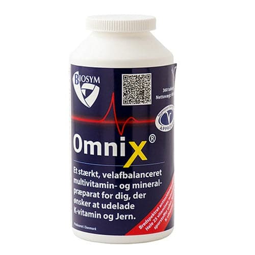 Stort online udvalg i BioSym OmniX u. jern og k-vitamin 360 tabl. ❤ Biosym ❤ Hurtig levering: 1 - 2 Hverdage og gratis fragt v/køb over 295 kr. GLS til pakkeshop ❤ Varenummer: HG-16641 og barcode / Ean: 5705380167842 på lager - Kæmpe udvalg i Sundhed - Over 350 kendte brands på udsalg