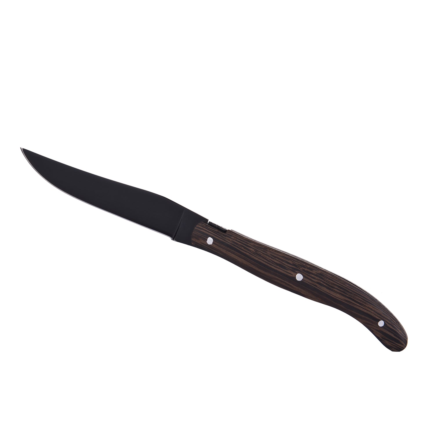Produktbillede af Laguiole Herit Steak Knive Sort 6 Stk i premium kvalitet