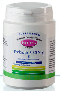 Produktbillede af NDS Probiotic S-60-NRG 8 100 gram på tilbud