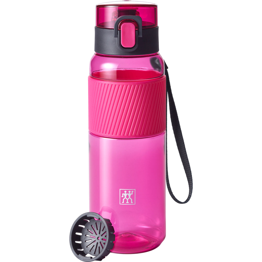 Rosa Zwilling Bottle vandflaske i tritan på 680 ml