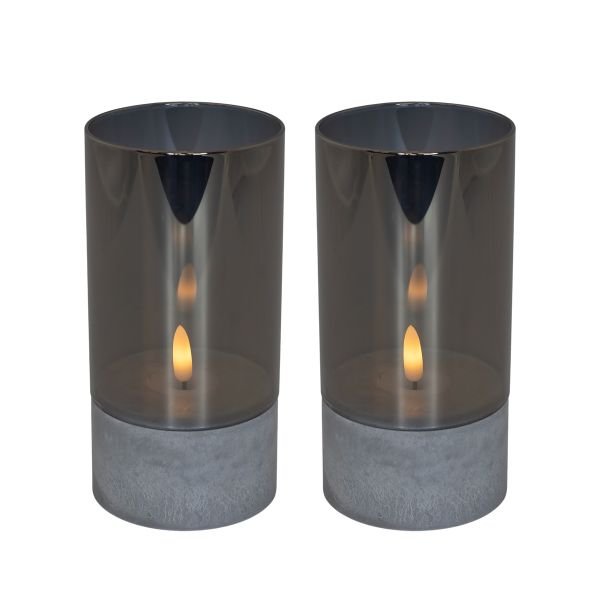 Led Cement Huricane Sæt 2 ❤ Kæmpe udvalg i Cozzy ❤ Billig fragt og hurtig levering 2 - 5 hverdage - Varenummer: BAR-655421 / Ean: &