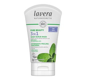 Produktbillede af Lavera 3 in 1 Wash-Scrub-Mask 125 ml. på tilbud